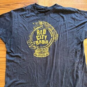 Red City Radio - “Crystal ball” punk rock band shirt - XL